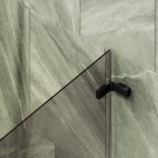 Шторка на ванну MaybahGlass MGV-648-6 40см чёрный